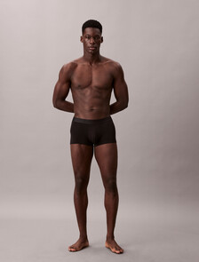 CK Black 低腰平口內褲 3 件組, Black/Harbor Mist/Red Stamp, hi-res