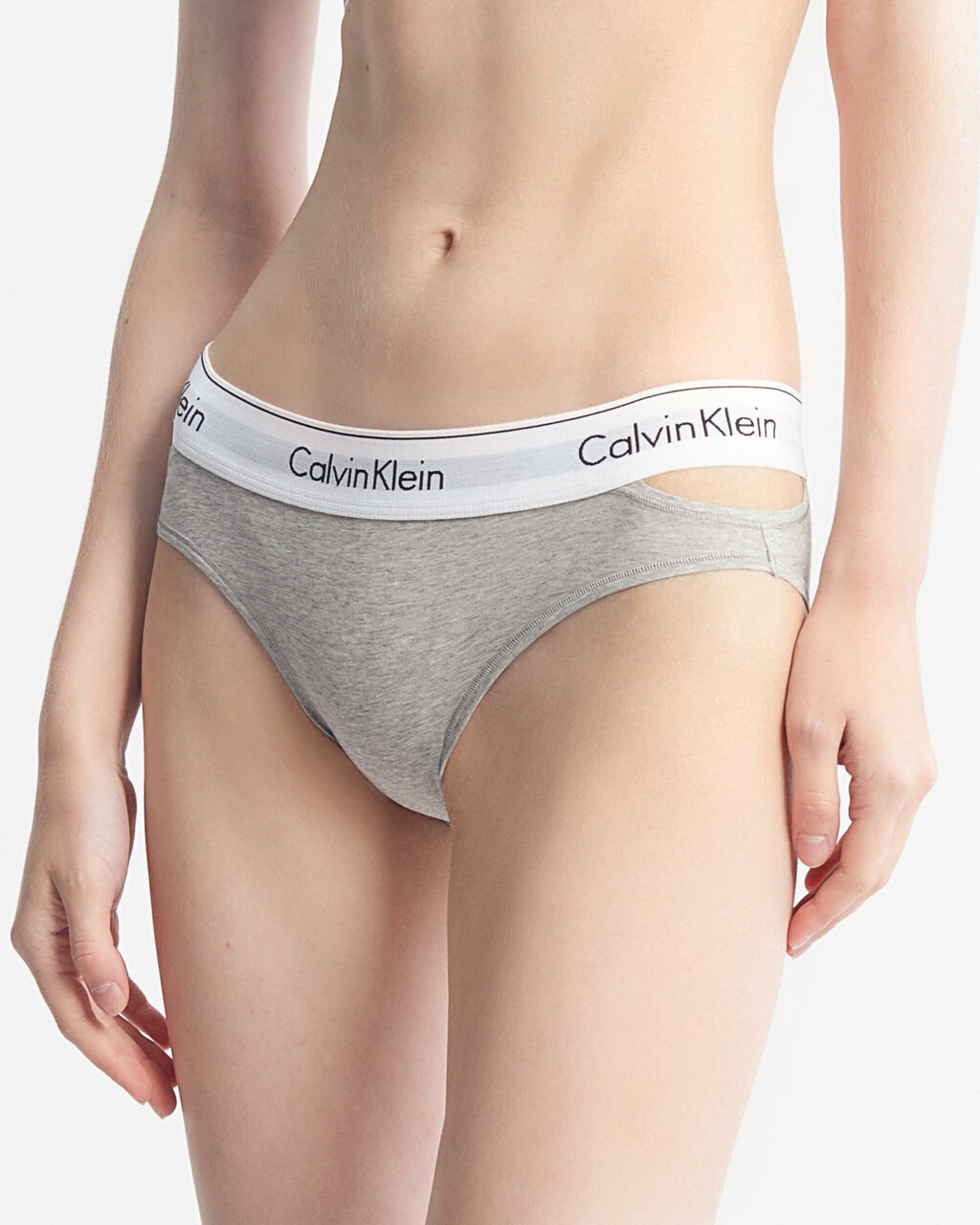 Cut Out Bikini, Grey Heather, hi-res