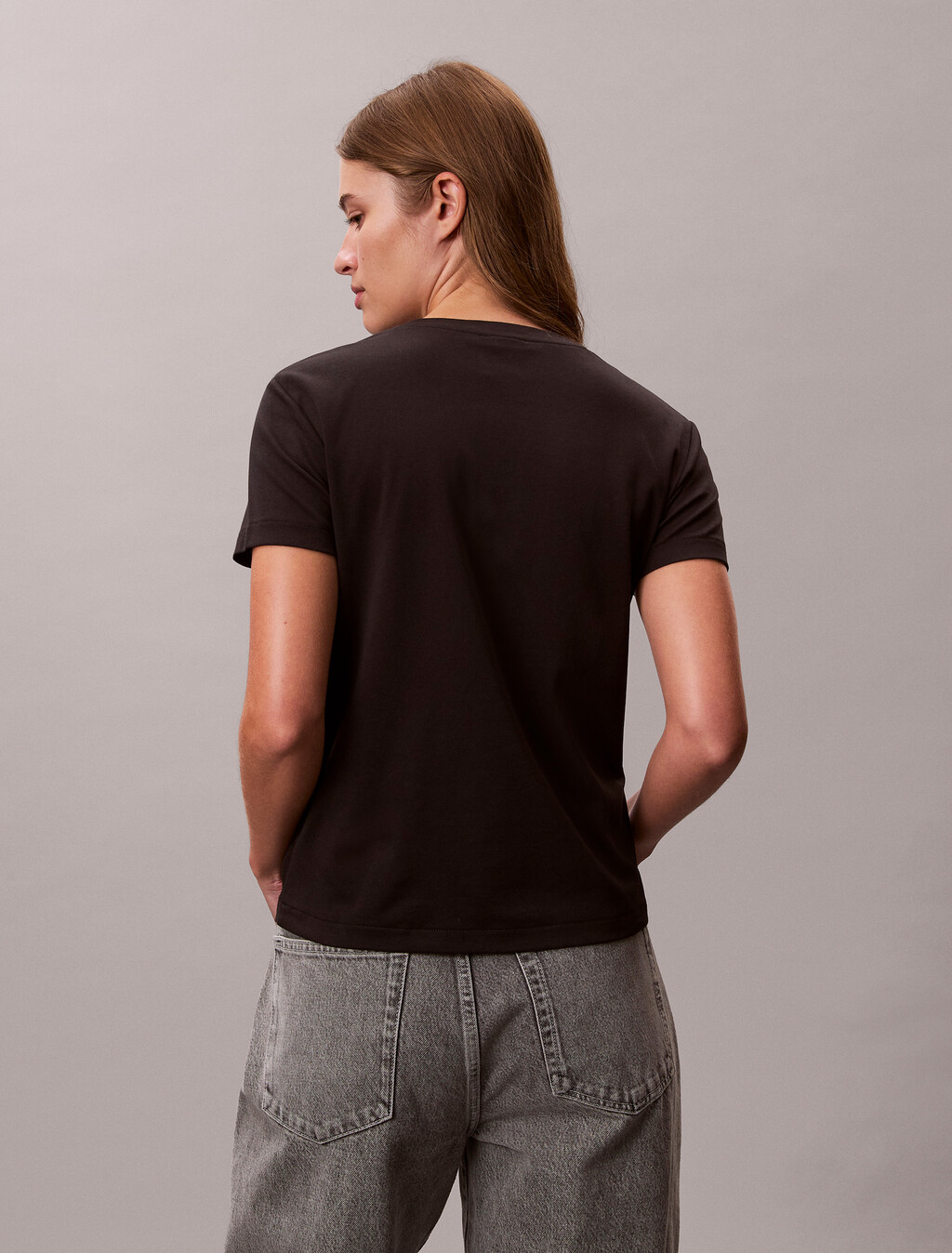 Nano Logo Supima Cotton Tee, Black, hi-res