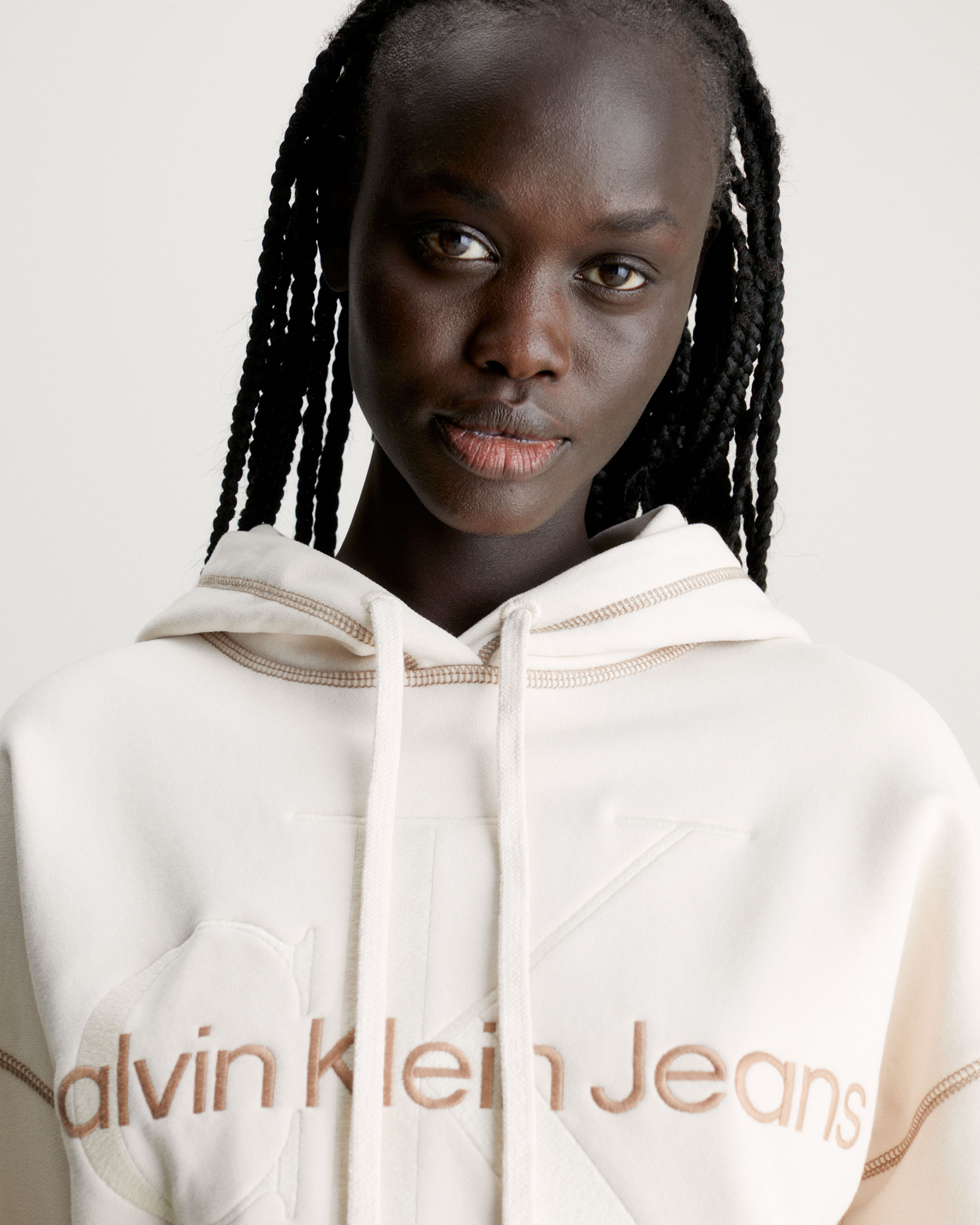 Calvin klein cropped hoodie deals