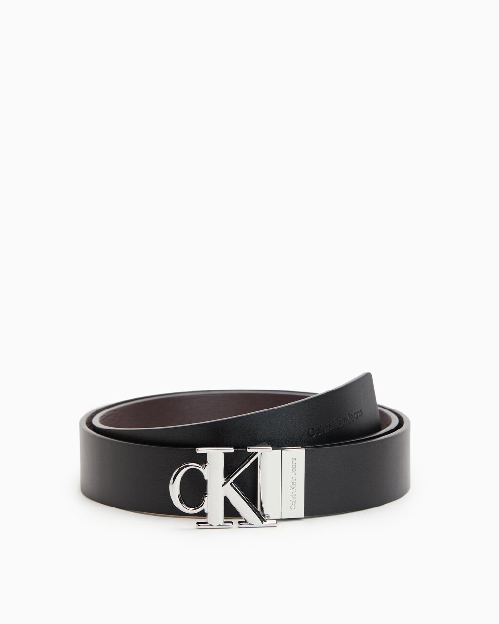Monogram Plaque Reversible Belt 3.5Cm, BLK/BITTER TEX, hi-res