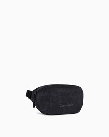 Active Icon All Over Print Waist Pack, BLACK AOP, hi-res