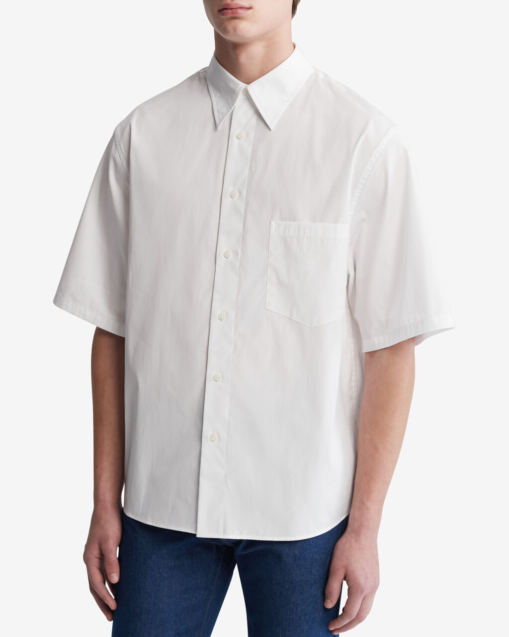 Khakis Relaxed Fit Shirt, Brilliant White, hi-res