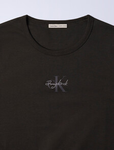 Jung Kook for Calvin Klein Monogram Baby Tee, Peat, hi-res