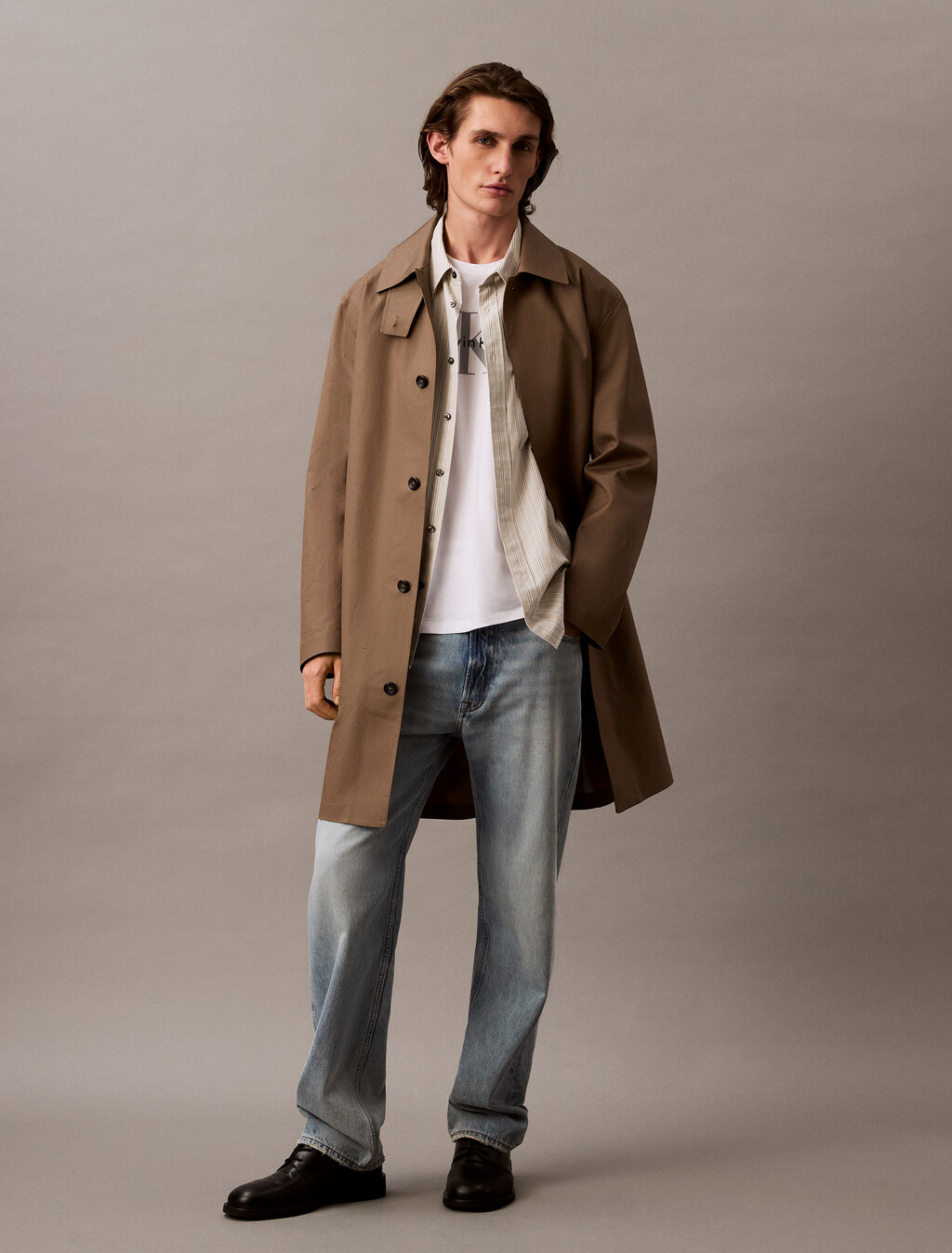 Monogram 標誌 T 恤, Brilliant White, hi-res