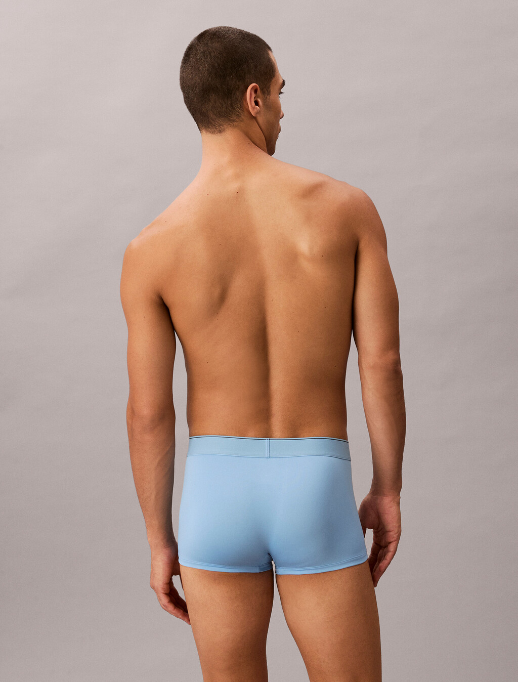 Monogram 圖案低腰平口內褲, gulf blue w/ pale marigold, hi-res