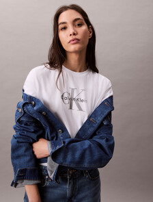 Monogram T-shirt, Brilliant White, hi-res