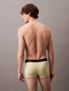 Brushed Microfiber Stretch Low Rise Trunk, Pale Lime Yellow, hi-res