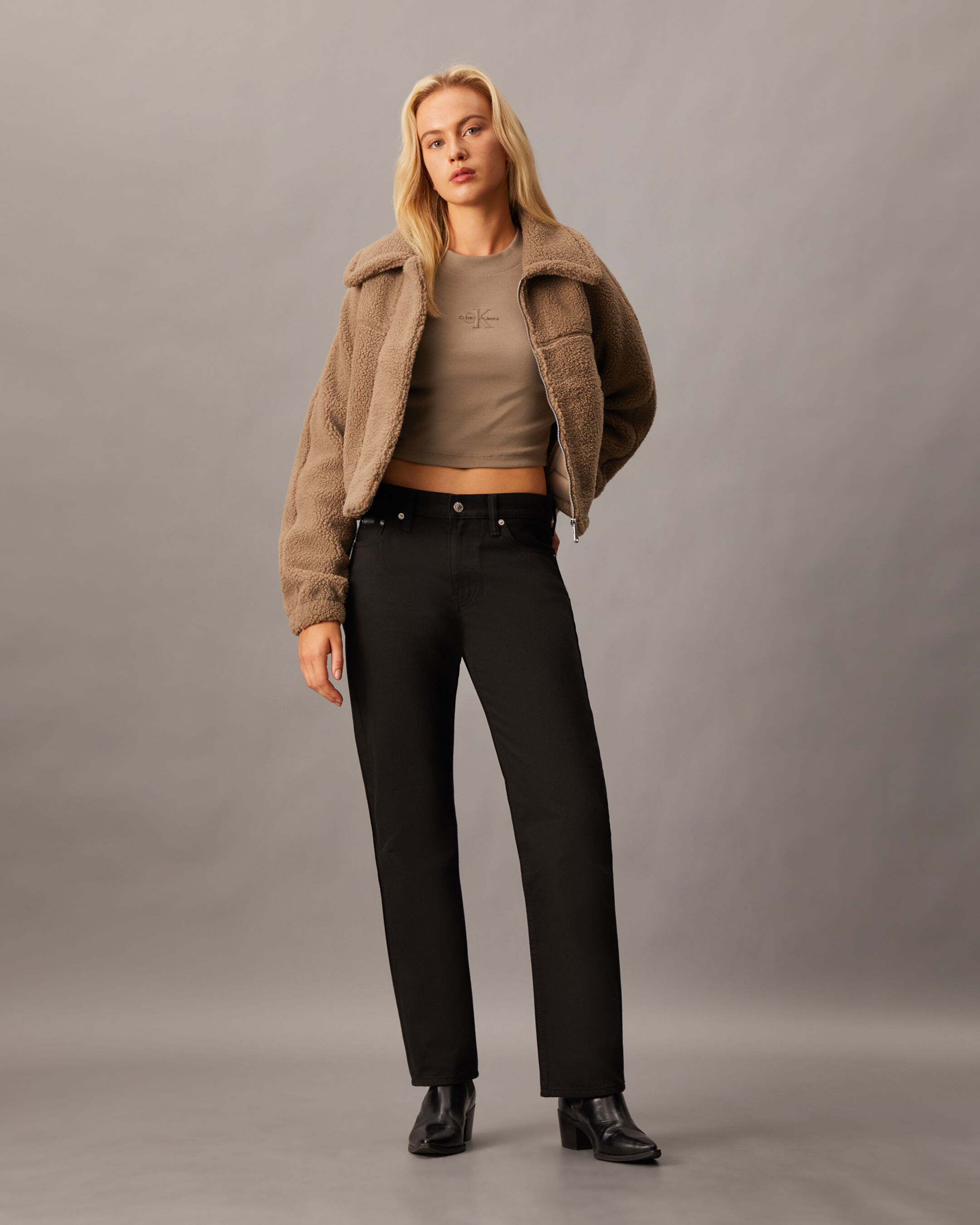 Thermal Resistance Sherpa Jacket grey Calvin Klein Hong Kong