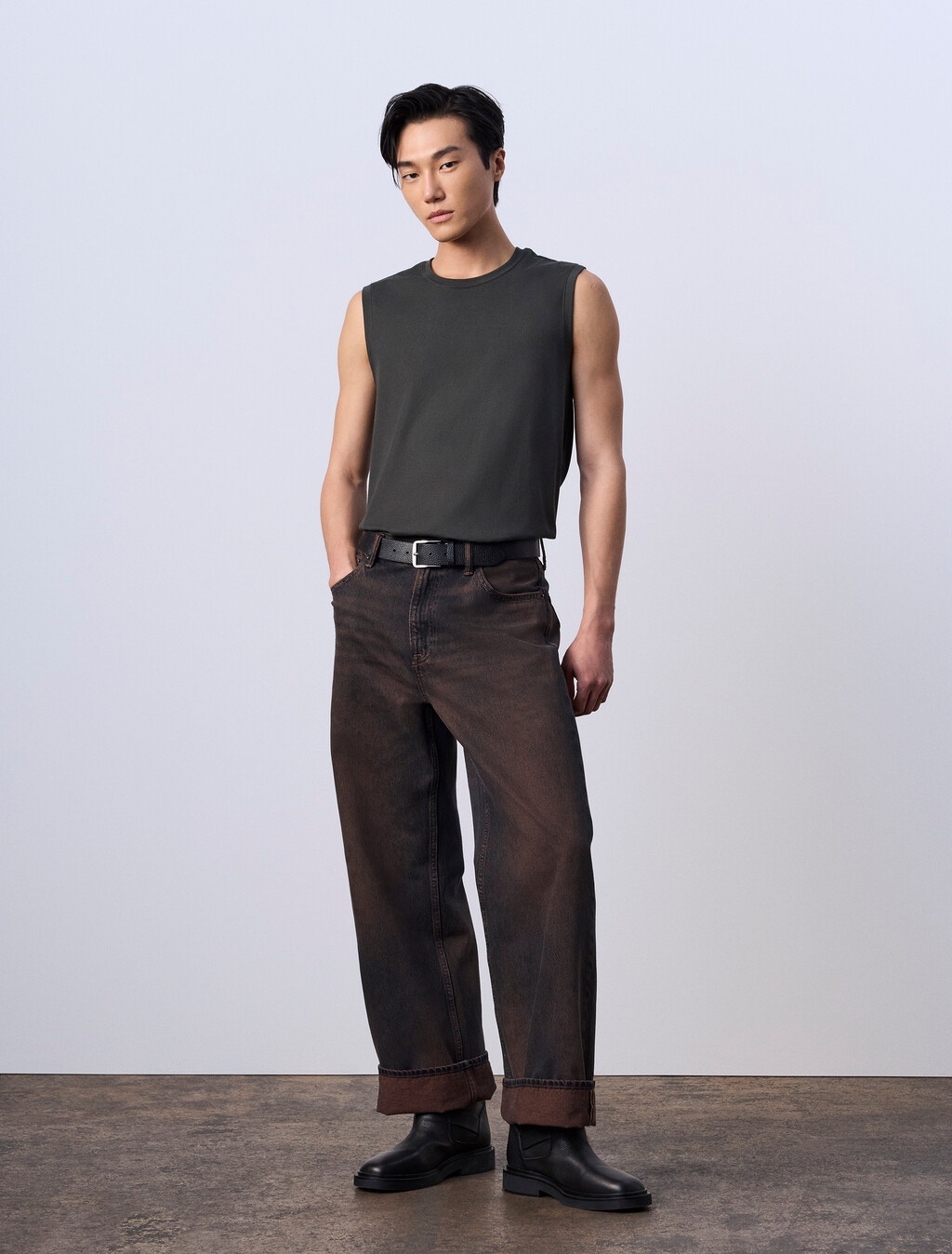 Jung Kook for Calvin Klein Muscle Tank Top, Peat, hi-res