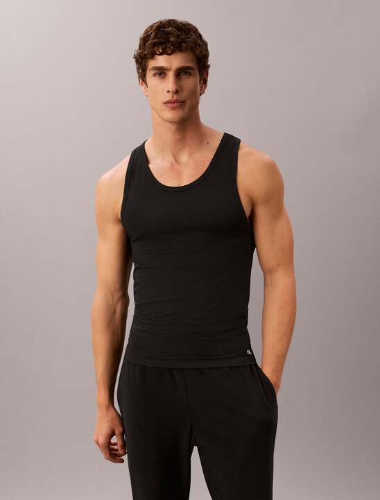 Cotton Microfiber Stretch Tank Tops 3-Pack