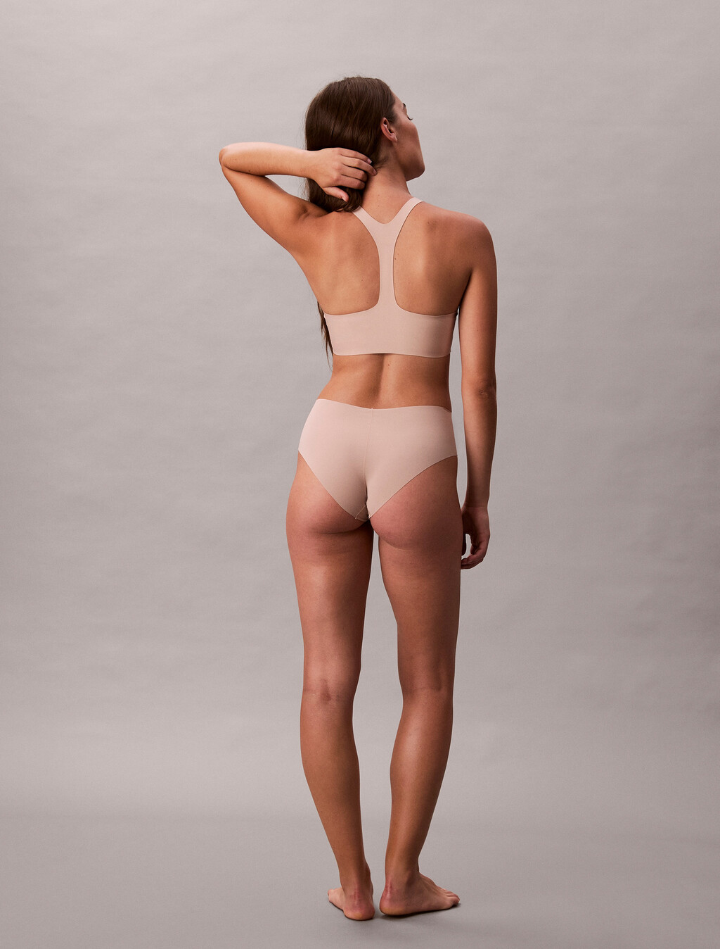 Lightly Lined Racerback Bralette - Invisibles, Cedar, hi-res