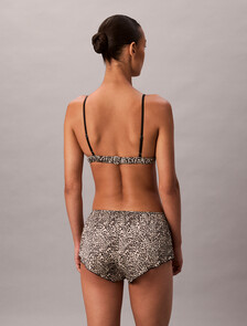 Satin Triangle Bra, ANIMAL PRINT TEMPT+TEMP COLOR, hi-res