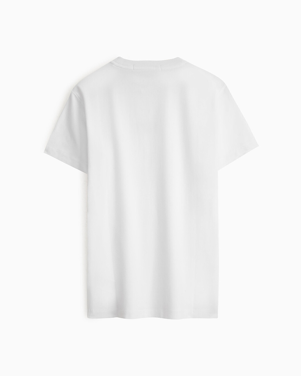Mid Logo Print Slim Fit Tee, Bright White, hi-res