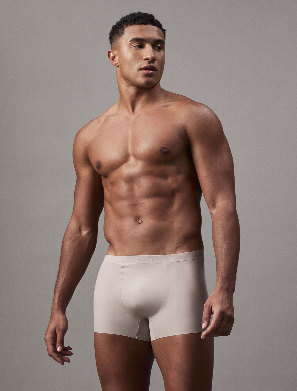 CK Black Bonded Micro Low Rise Trunks, Atmosphere, hi-res