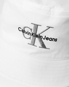 MONOGRAM LOGO BUCKET, BRIGHT WHITE, hi-res