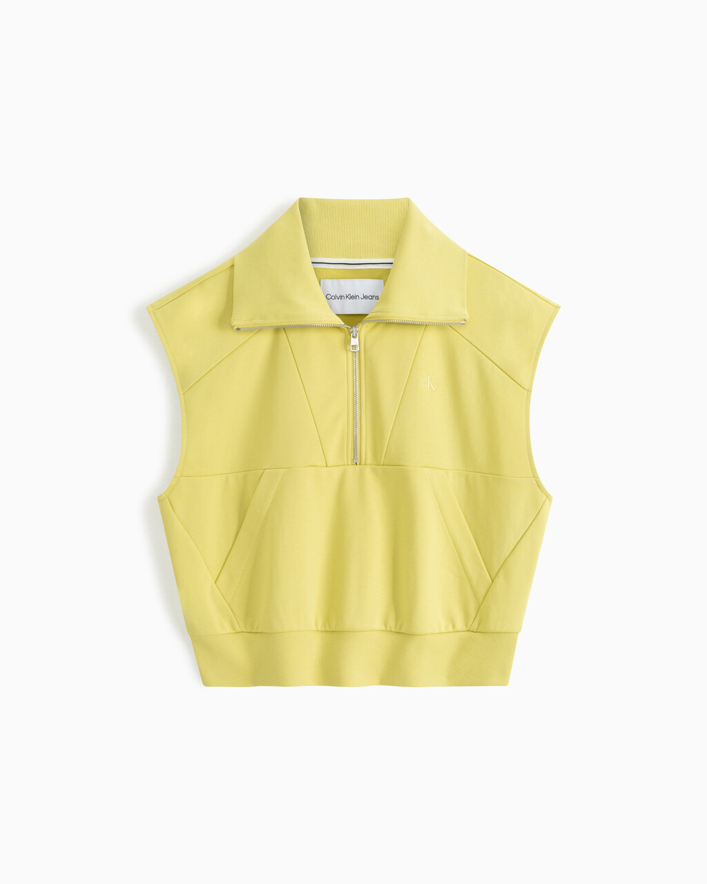 37.5 無袖 Polo 裇, Yellow Sand, hi-res