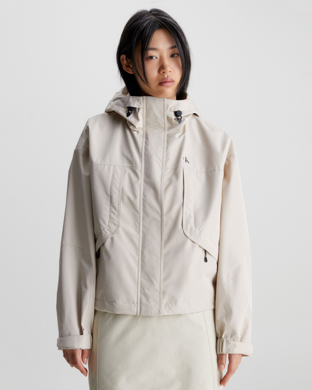 超寬鬆防水外套, Classic Beige, hi-res
