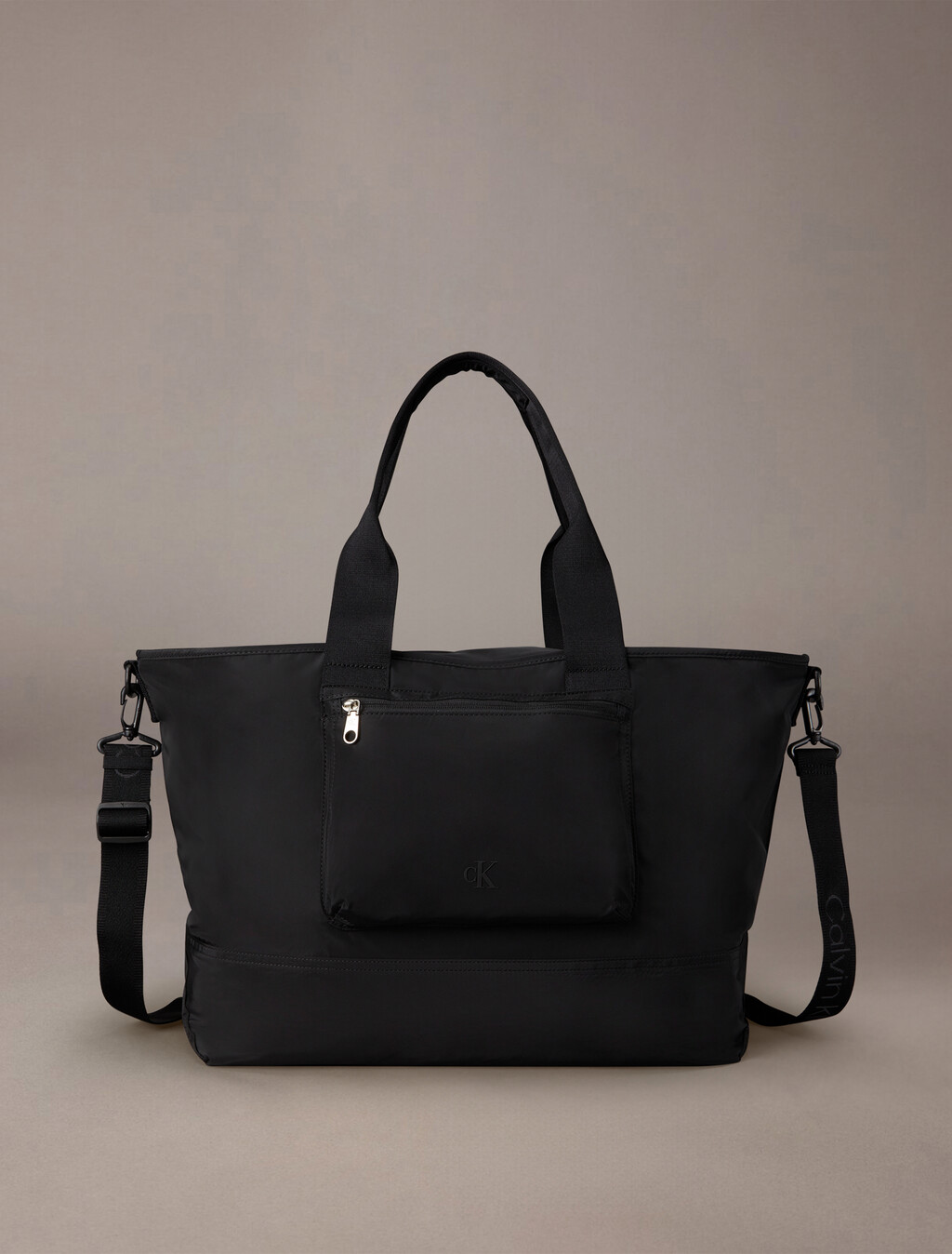 Ultralight Nylon Tote, Black, hi-res