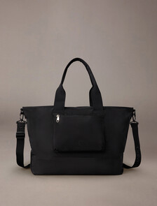 Ultralight Nylon Tote, Black, hi-res