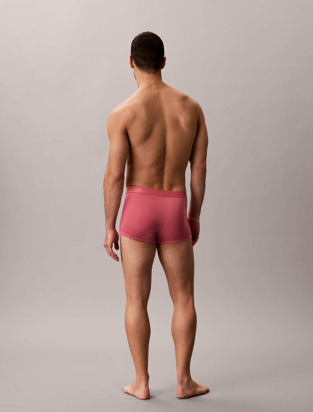 平口內褲 - CK Black Cotton, Brilliant Pink, hi-res