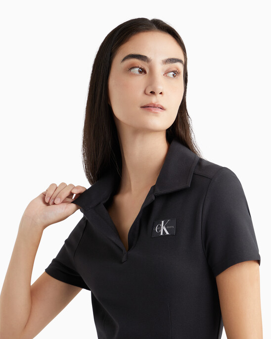 Slim Milano Jersey Polo Dress