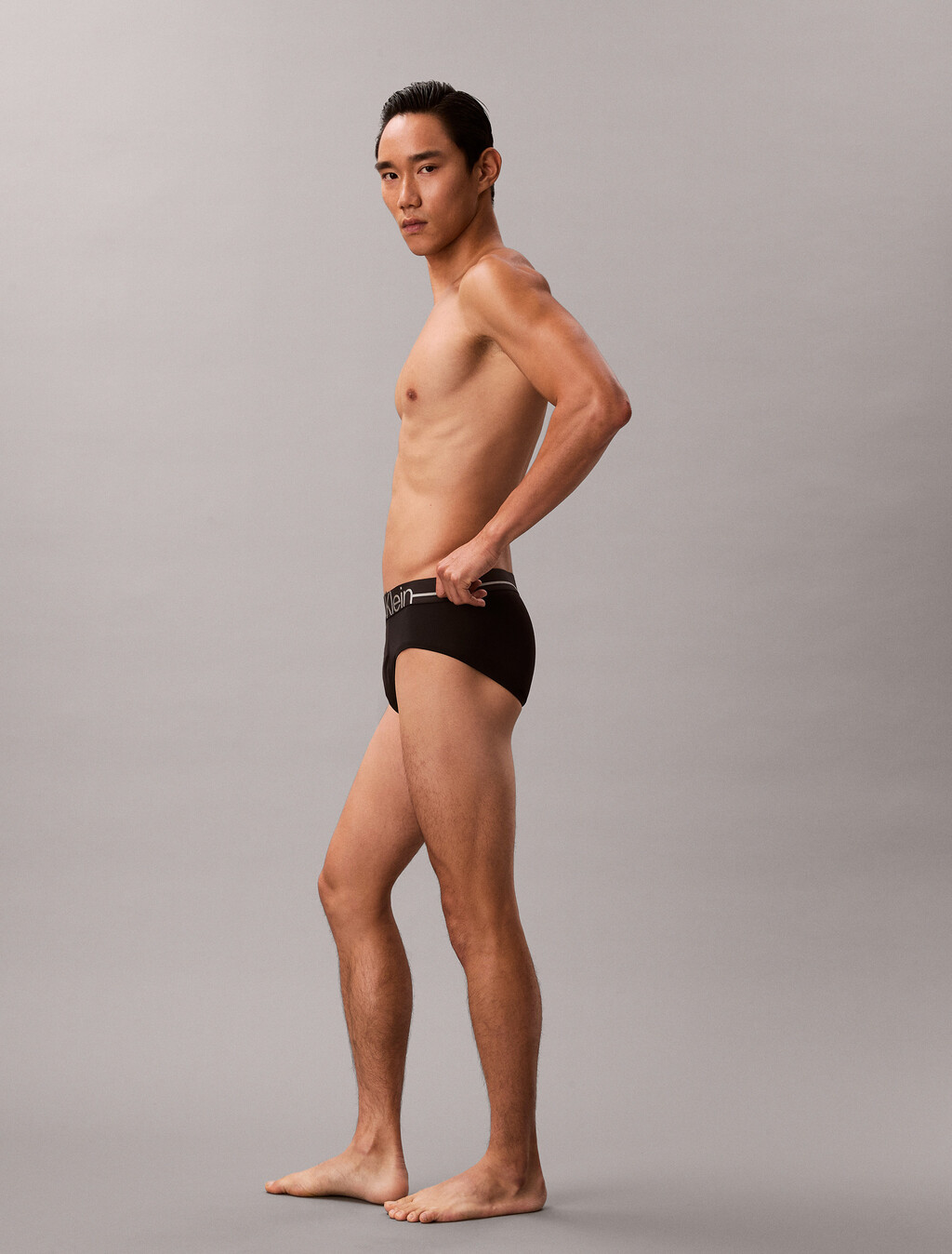 Invisibles 超細纖維網紗內褲, Black, hi-res