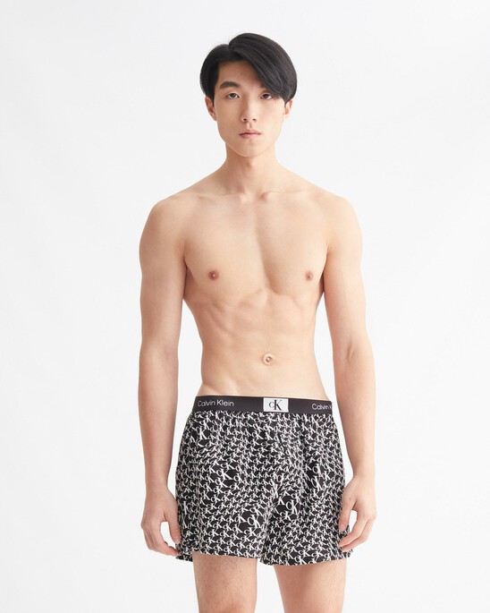CALVIN KLEIN 1996 梭織棉質平角內褲