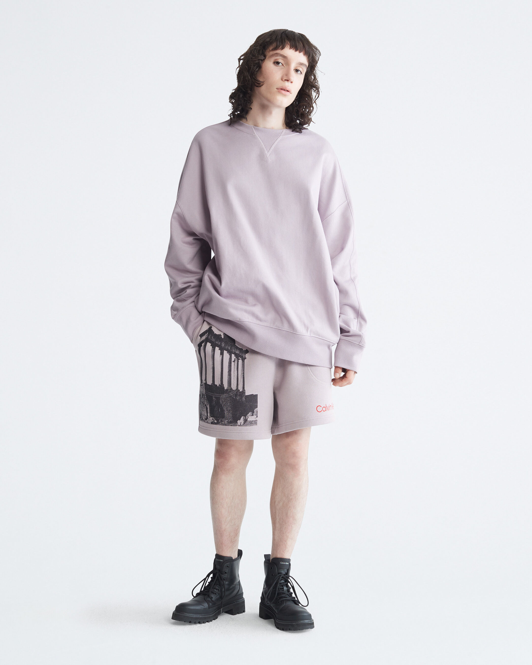 Calvin klein shop fleece shorts