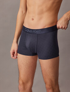 低腰平口內褲 - Micro Stretch Logo, TEENIE DELUSTER EMBLEM_RICH PURPLE, hi-res