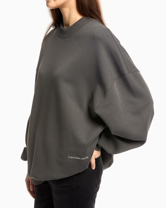 HYBRID COMFORT BACK SLOGAN SWEATSHIRT