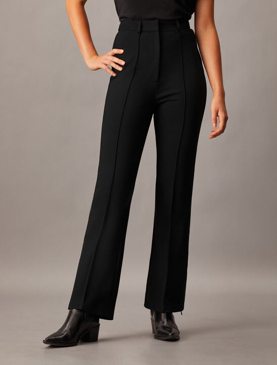 High Rise Flare Milano Pants
