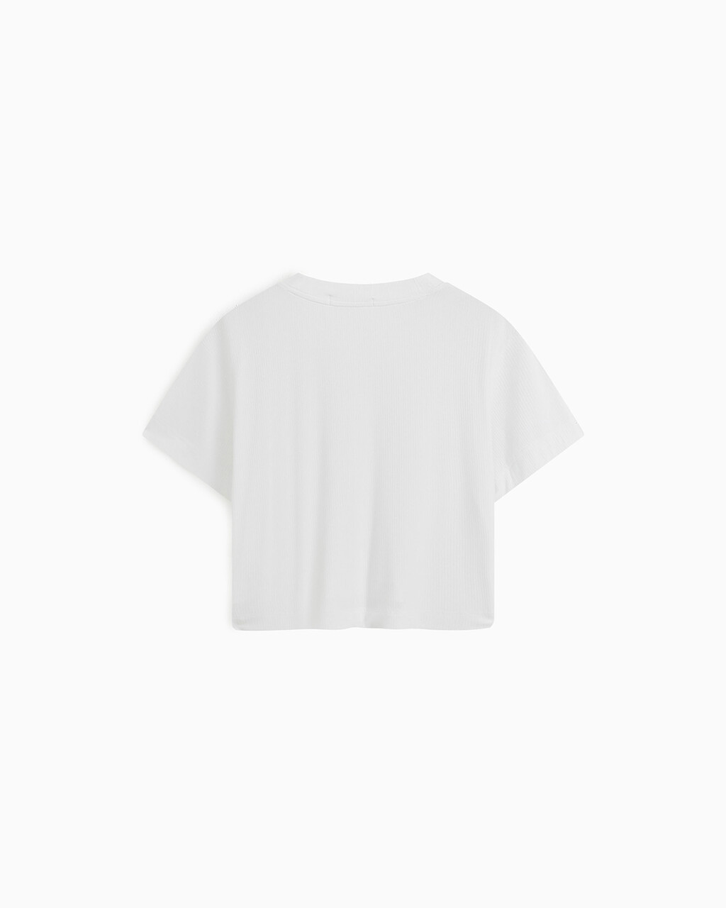 MONOGRAM 側褶 T 裇, Bright White, hi-res