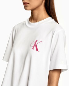 SIDE KNOT TEE, Bright White, hi-res