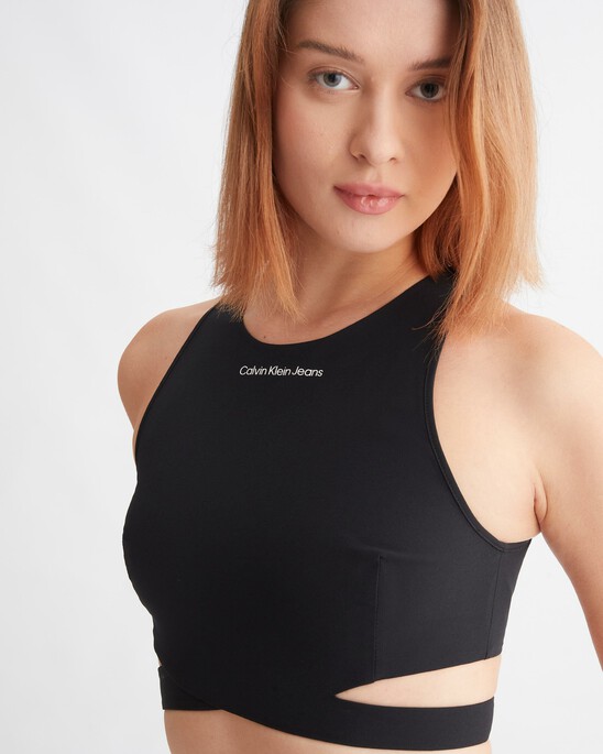 MOVEMENTS CUT OUT BACK ZIP TOP