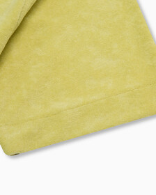 Summer Textures 毛巾布鈕扣襯衫, Yellow Sand, hi-res