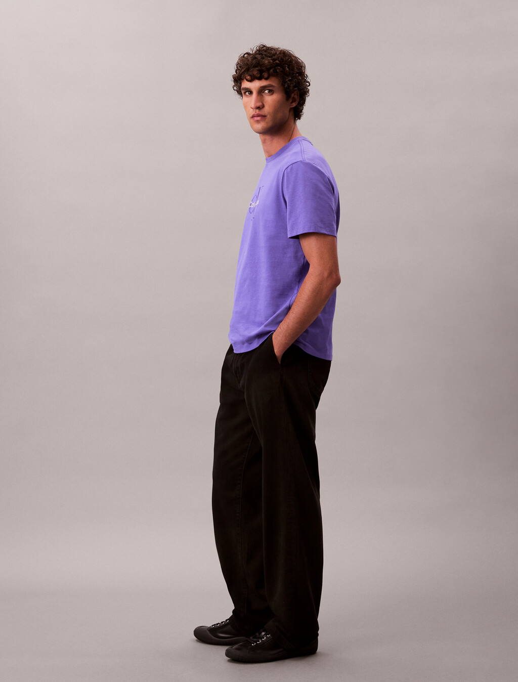 Monogram T-shirt, Purple Opulence, hi-res