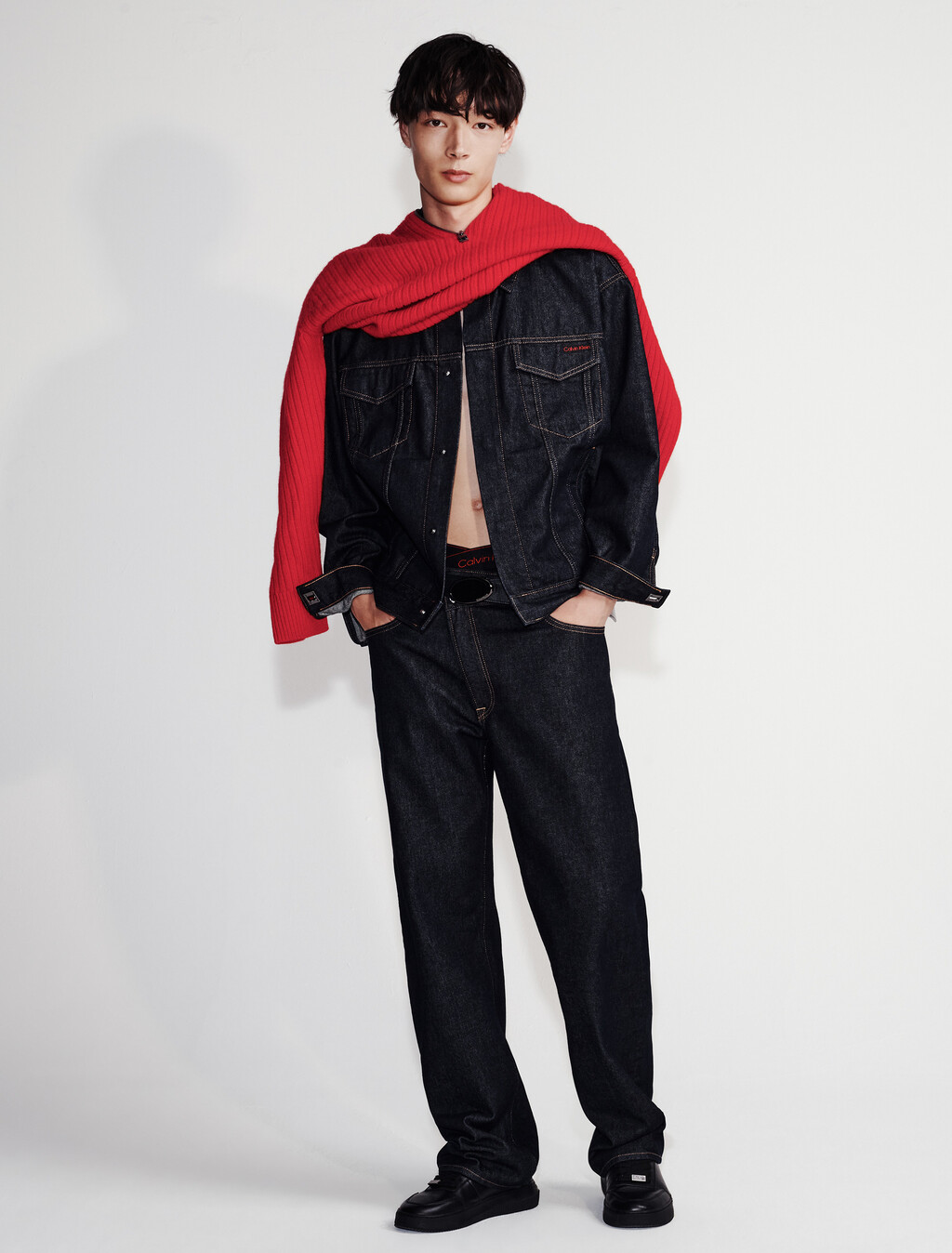 Denim Trucker, Rinse Denim, hi-res
