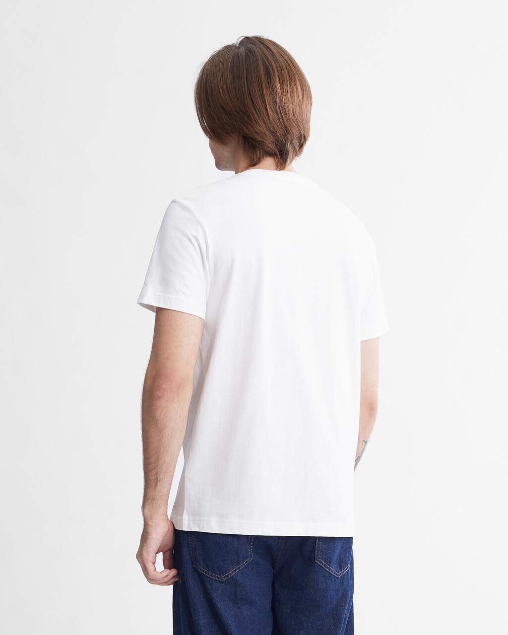 Hyper Real 盒子標誌 T 恤, Bright White, hi-res