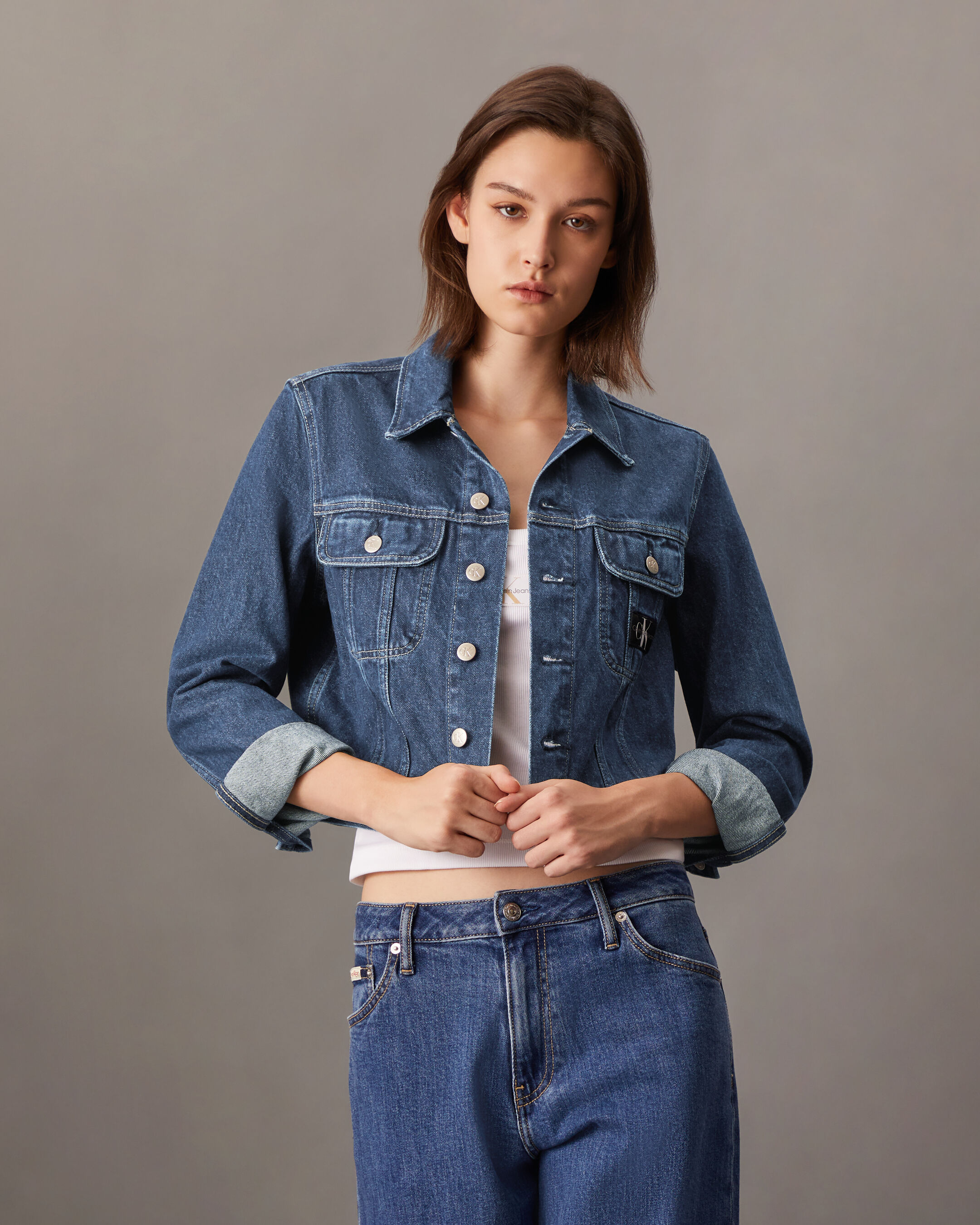 Women's denim jackets top