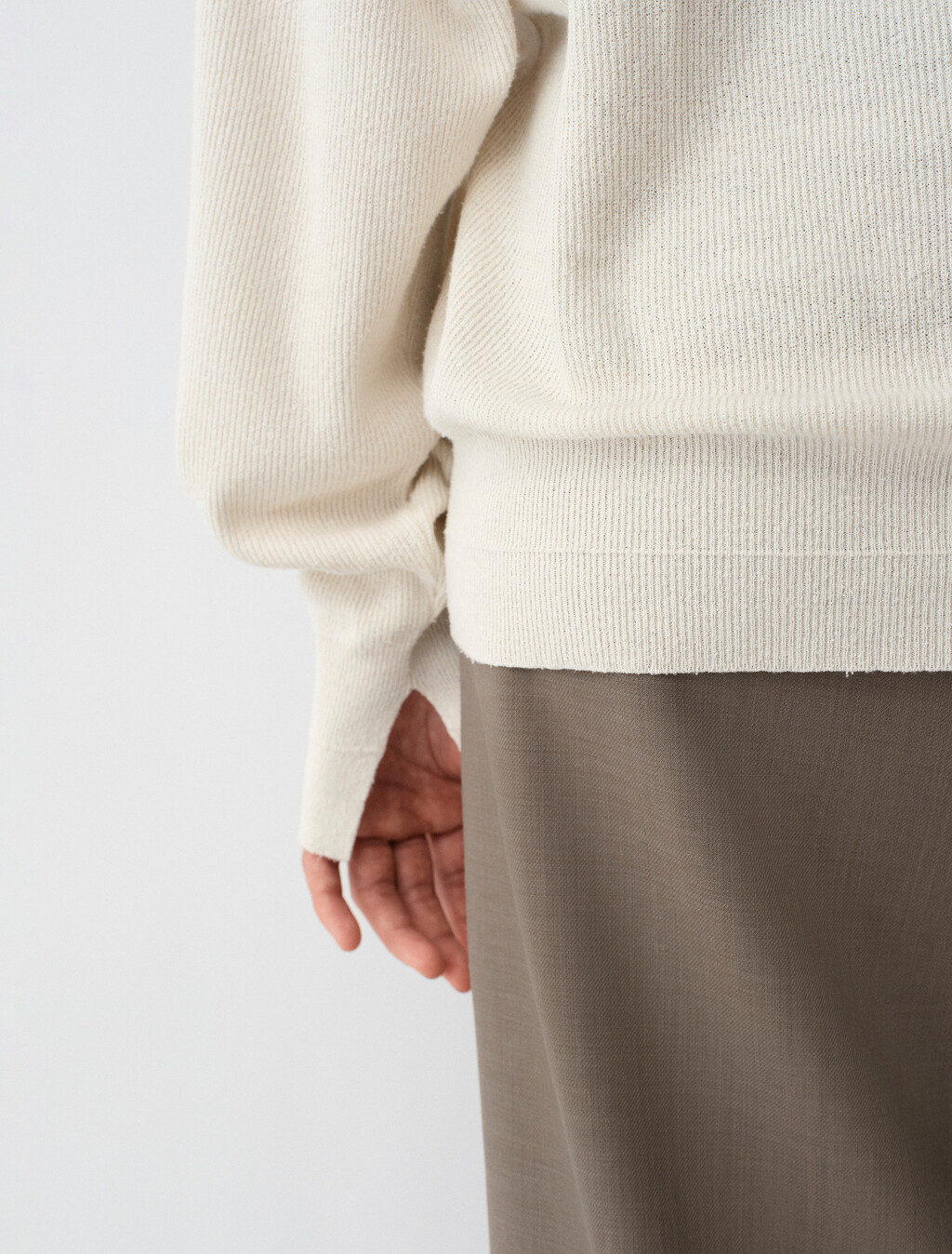 Helga 毛衣, White, hi-res