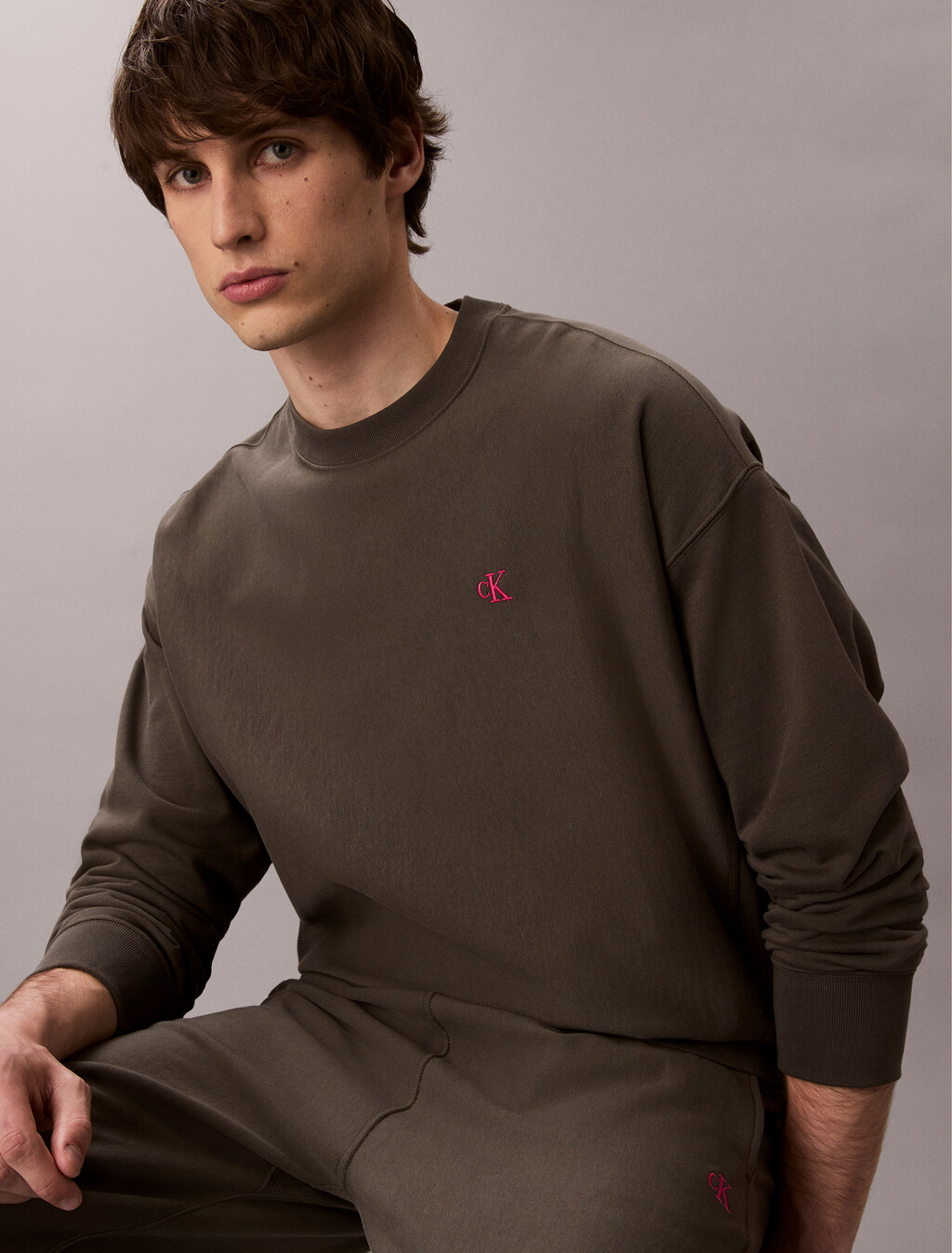 Premium Fleece Relaxed Sweatshirt, Beluga, hi-res