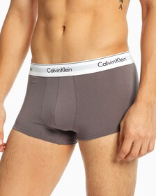 MODERN COTTON 彈性低腰四角褲（3 件組）, TURNED MANGO EXCALIBUR BLACK, hi-res