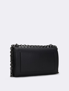Minimal Monogram Flap Bag, CK Black, hi-res
