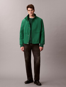 Lightweight Relaxed Short Parka, Verdant Green, hi-res