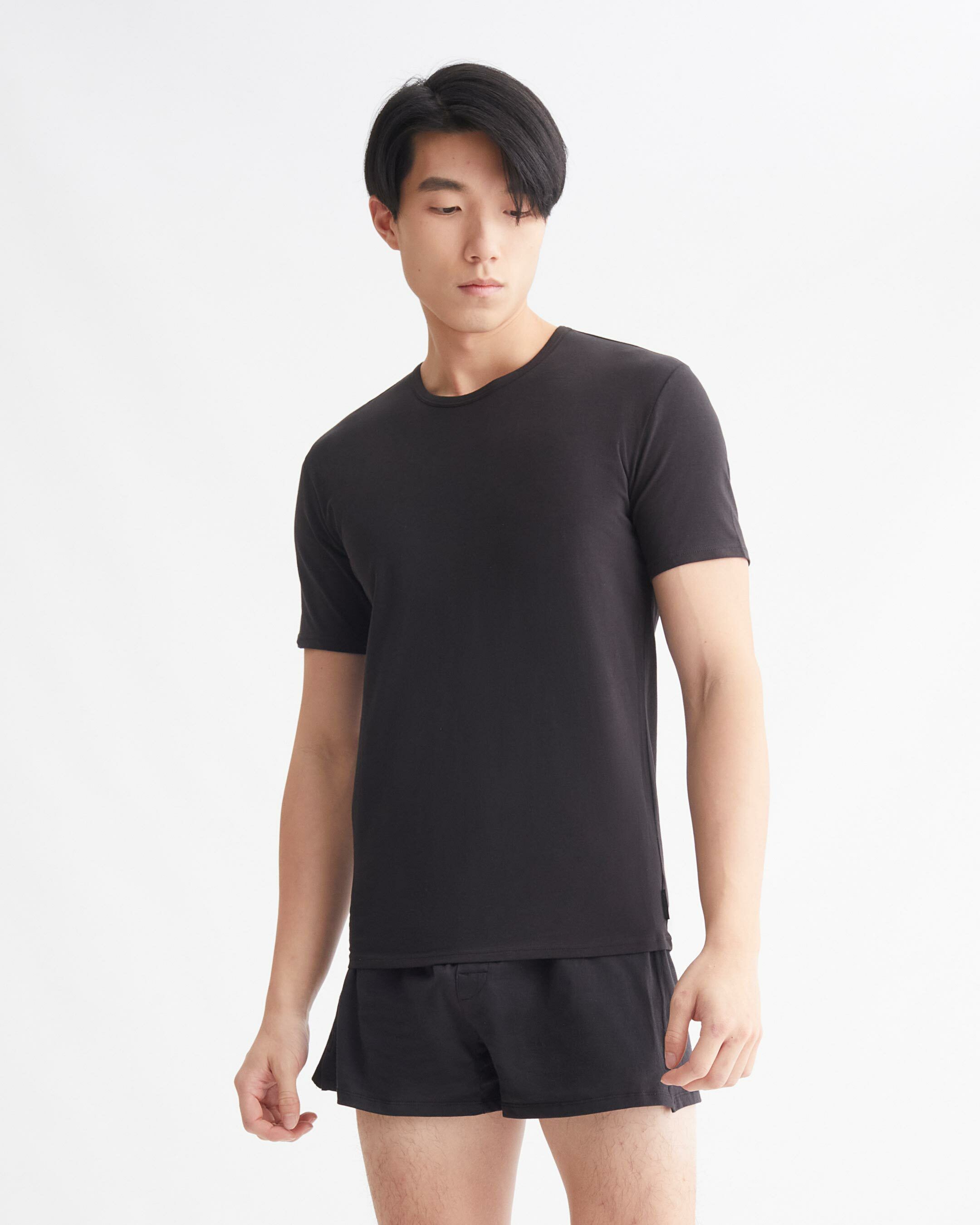 Modern Cotton Stretch Crew Neck T Shirts 2 Pack