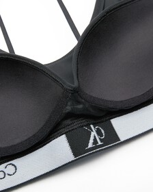 CALVIN KLEIN 1996 薄墊無鋼圈胸圍, Black, hi-res