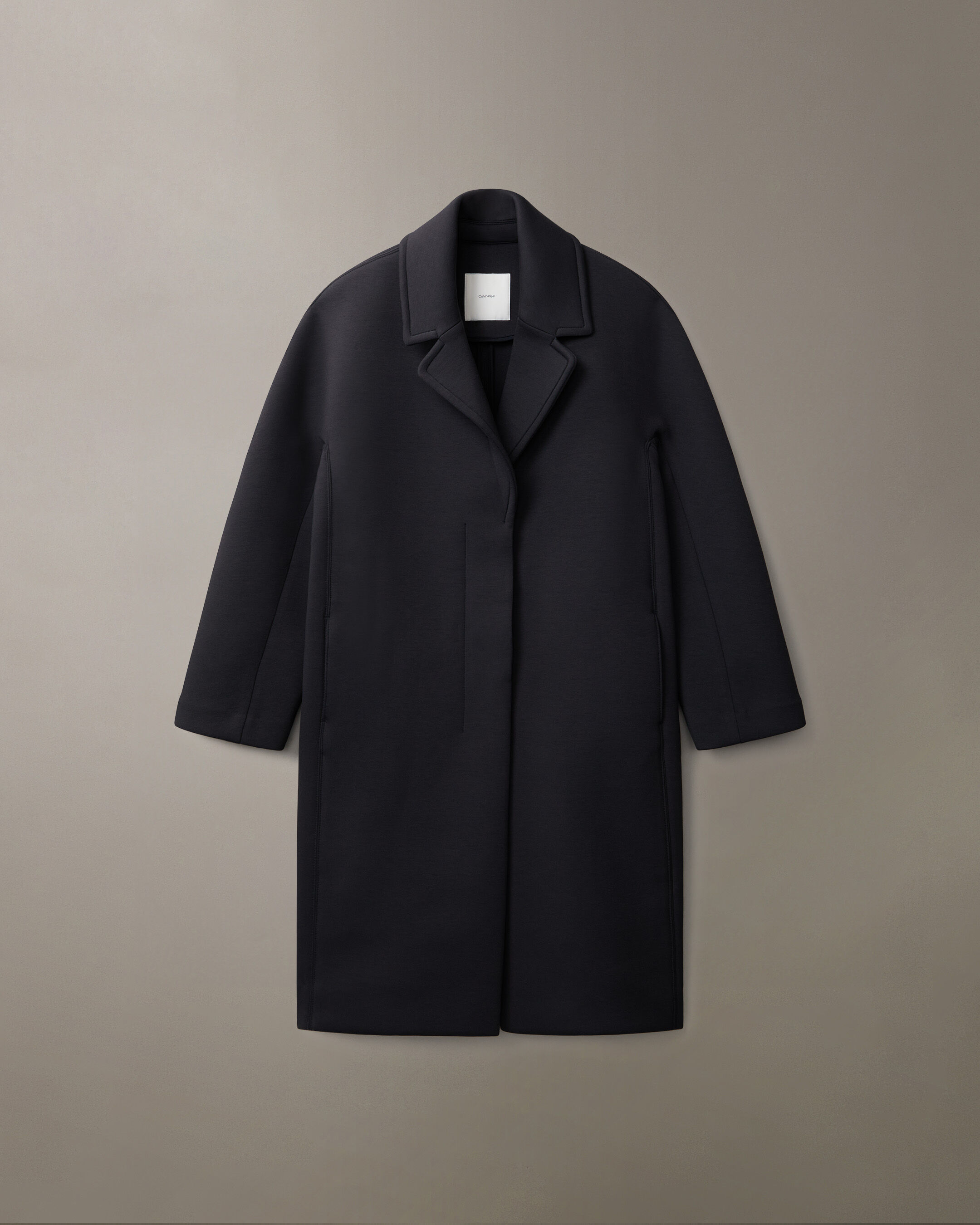 Scuba Cocoon Coat black Calvin Klein Hong Kong