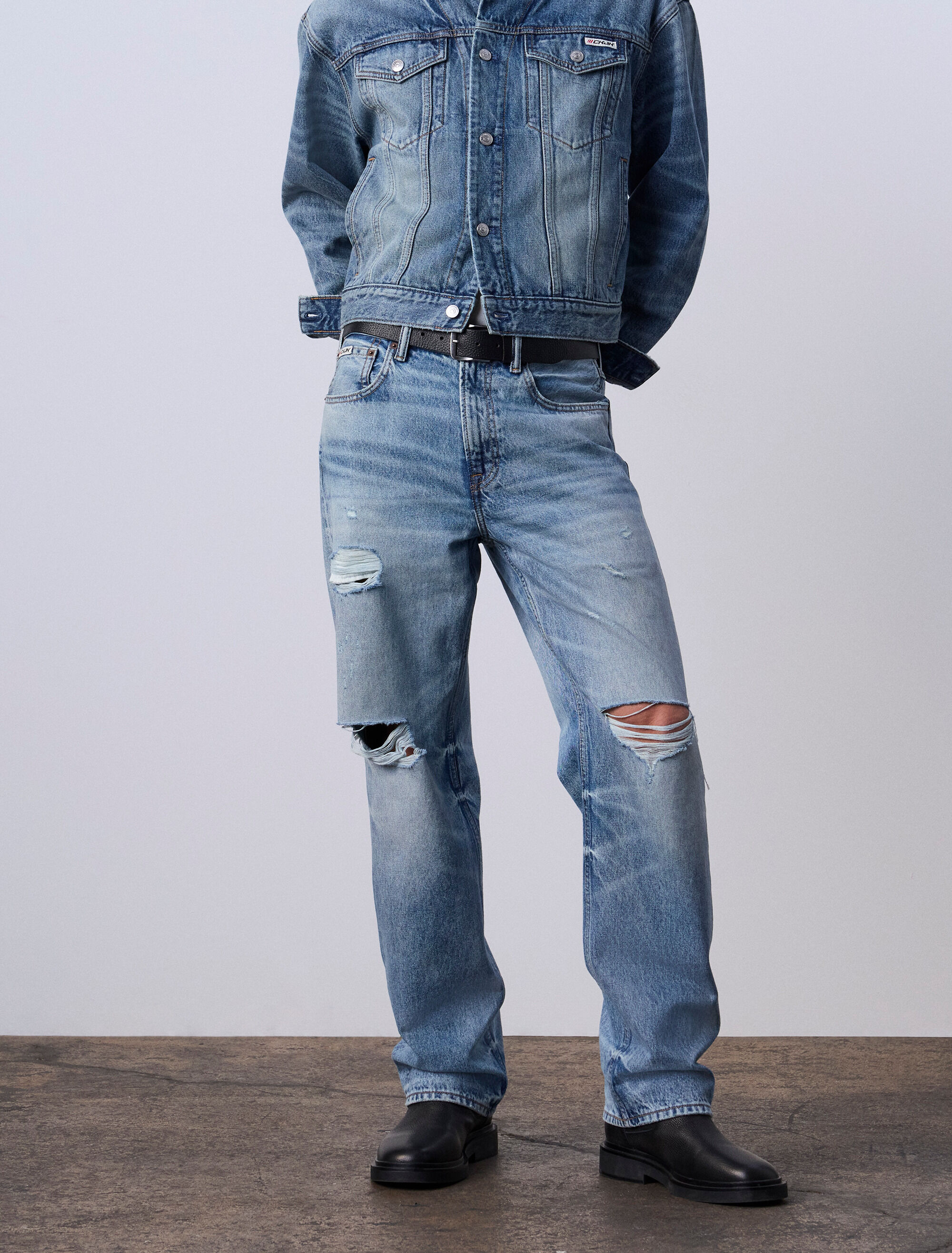 Jung Kook for Calvin Klein 90s Straight Jeans | blue | Calvin