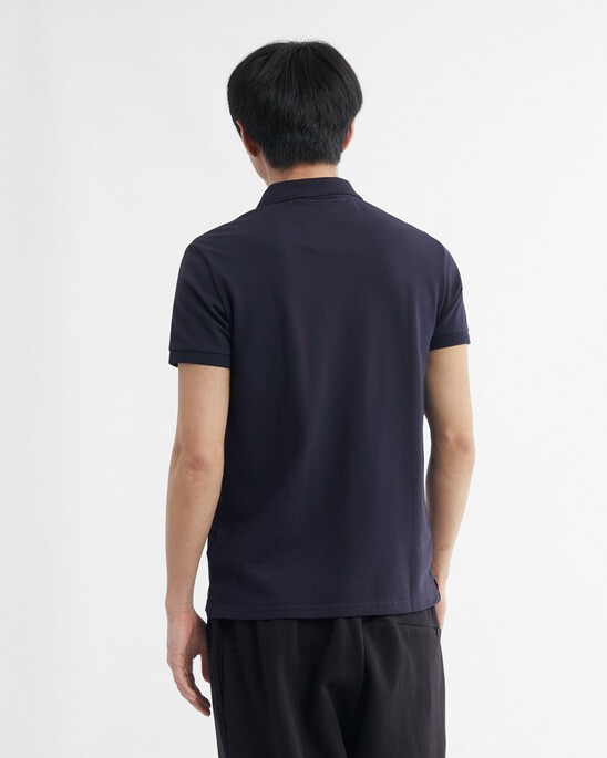 匹馬棉彈性企領修身 POLO 裇